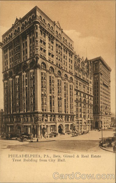 Betz, Girard & Real Estate Trust Building from City Hall Philadelphia Pennsylvania