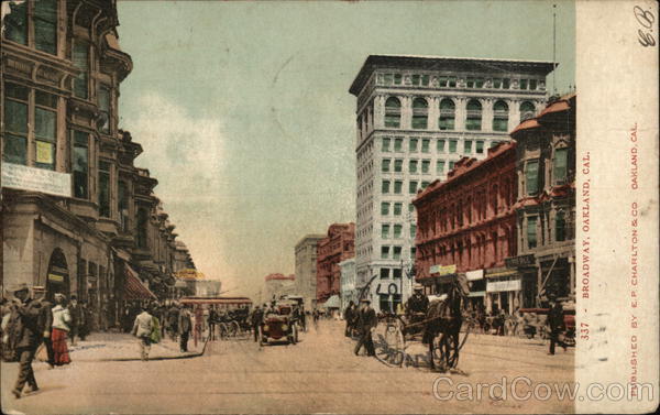 Broadway, Street Scene Oakland California