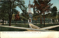 Nassau Hall From Campus, Princeton University New Jersey Postcard Postcard Postcard