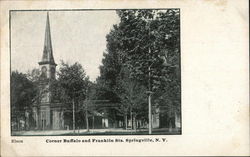 Corner Buffalo and Franklin Streets Postcard