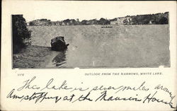 Outlook From the Narrows White Lake, NY Postcard Postcard Postcard