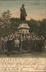 Statue in Lincoln Park Postcard