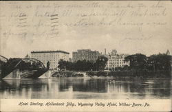 Hotel Sterling, Hollenback Bldg., Wyoming Valley Hotel Postcard