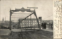 Bridge Between Spring City and Royersford Postcard