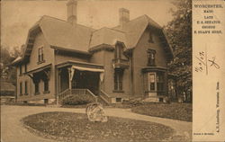 The Lake U. S. Senator George P. Hoar's Home Worcester, MA Postcard Postcard Postcard