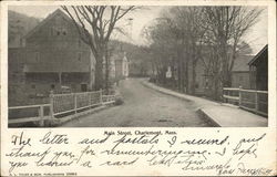 Main Street Charlemont, MA Postcard Postcard Postcard