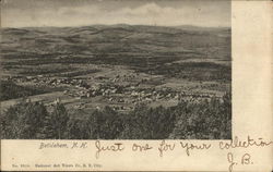View of Bethlehem From Above Postcard