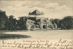 The Pavilion, Belle Isle Detroit, MI Postcard Postcard Postcard