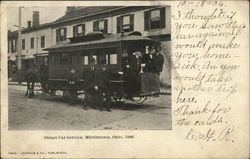 Street Car Service Middletown, OH Postcard Postcard Postcard