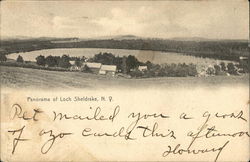 Panorama of Loch Sheldrake Postcard