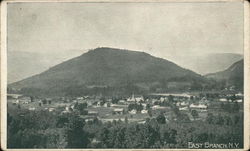 View over Town Postcard