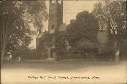 College Hall, Smith College Northampton, MA Postcard Postcard Postcard