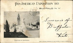 Fountain of Abundance - Pan-American Exposition 1901 Postcard