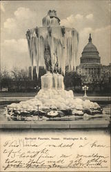 Bartholdi Fountain, Frozen Bartholdi Fountain, Frozen