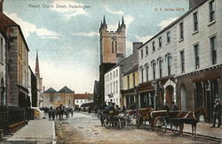 French Church Street Portarlington, Ireland Postcard Postcard Postcard