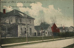 Home of Mrs. John A. Gilbert Postcard