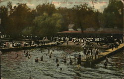 Bathing Scene, Lake Maxinkuckee Postcard