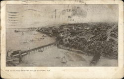 Sketch of Sanford Florida Postcard Postcard Postcard