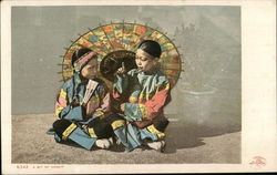 A Bit of Gossip, Japanese Children A Bit of Gossip, Japanese Children