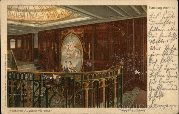Hamburg-Amerika Line - Kaiserin Auguste Victoria Staircase