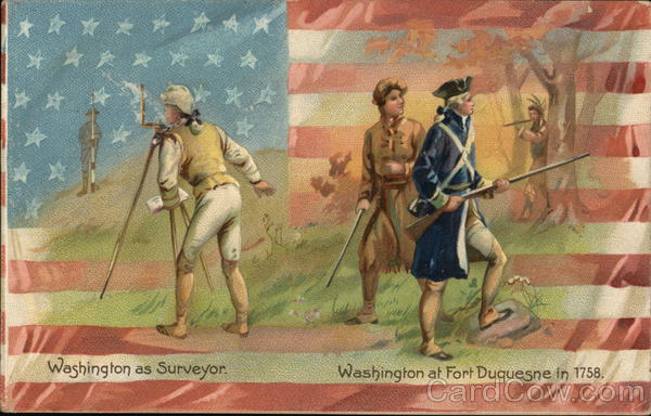 Two Different Scenes of George Washinton President's Day