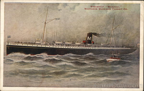 Northern Michigan Transit Co. - Steamship Manitou