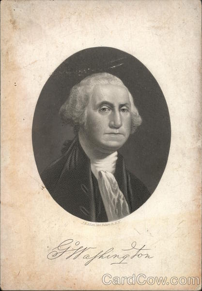 George Washington - Clark's Six Cord Spool Cotton Presidents