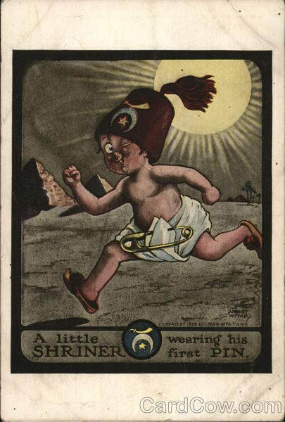 A Little Shriner Wearing His First Pin Freemasonry