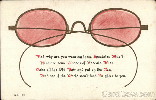 rose colored glasses clipart - photo #8