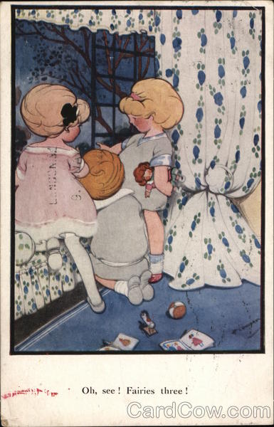 Oh, see! Fairies three! Children
