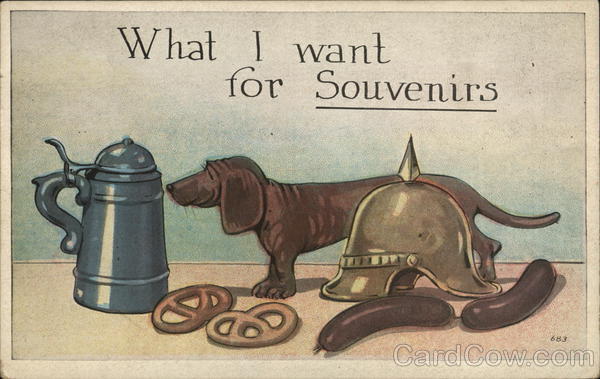 What I Want for Souvenirs World War I