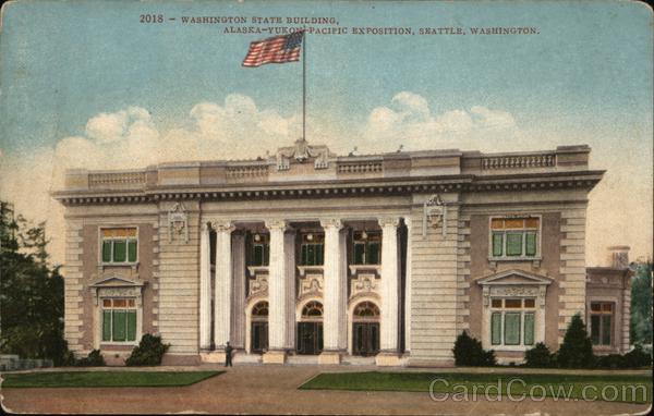 Washington State Building 1909 Alaska Yukon-Pacific Exposition