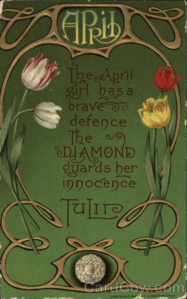 April - Tulips and Diamond Months