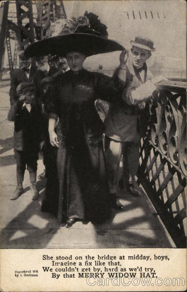 A Woman Standing on a Bridge Women