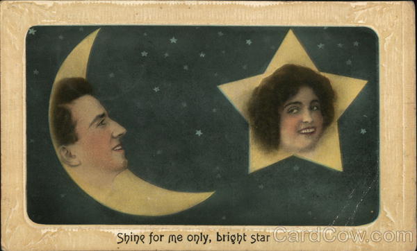 Moon with Man's Face, Star with Woman's Face Romance & Love