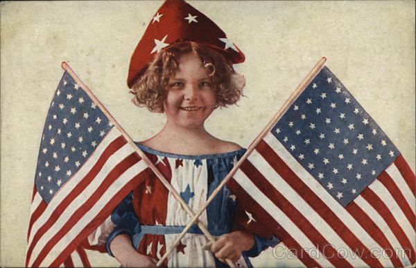 Patriotic Young Lady