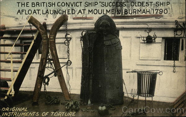 Original Instruments of Torture Boats, Ships