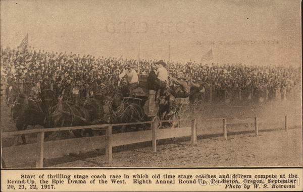 Eighth Annual Round-Up, September 20, 21, 22, 1917 Pendleton Oregon
