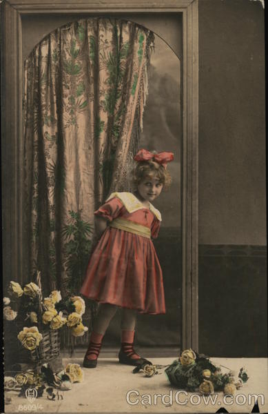 Mischievous Looking Little Girl Girls