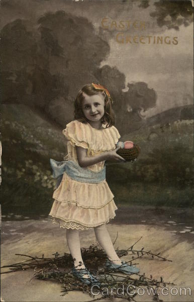 Easter Greetings With Children