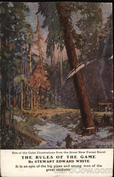 The Rules of the Game by Stewart Edward White Advertising