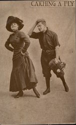 Baseball Player Standing Behind Smiling Woman Baseball Player Standing Behind Smiling Woman