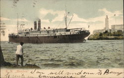 S. S. Mexico. - Picture of ship at sea Cuba Boats, Ships Postcard Postcard Postcard