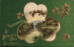 St Patrick's Day Souvenier St. Patrick's Day Postcard Postcard Postcard