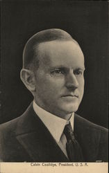 Calvin Coolidge Presidents Postcard Postcard Postcard