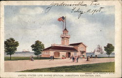 United States Life Saving Station Postcard