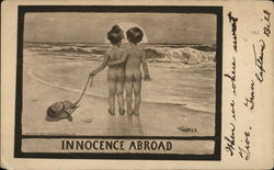Innocence Abroad Children Postcard Postcard Postcard