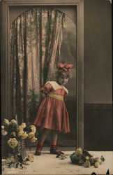 Mischievous Looking Little Girl Mischievous Looking Little Girl