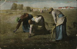 The Gleaners by Jean-François Millet Art Postcard Postcard Postcard