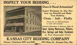 Kansas City Bedding Company Missouri Advertising Postcard Postcard Postcard
